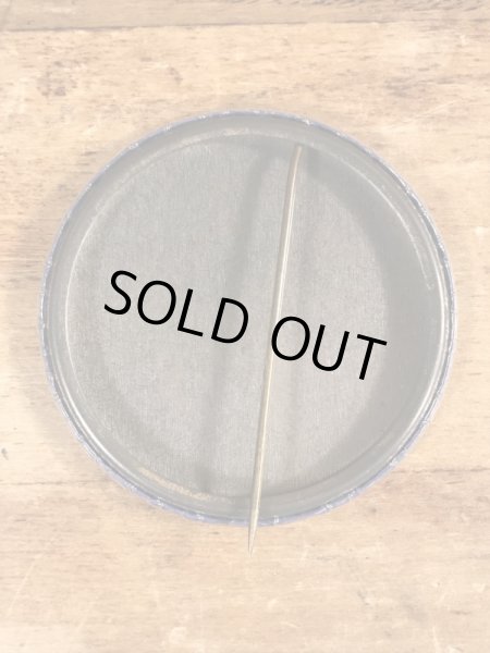 70’sのメッセージが書かれたヴィンテージの缶バッチ