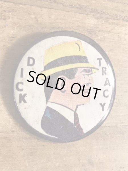 90年代頃のディックトレイシーのヴィンテージの缶バッチ