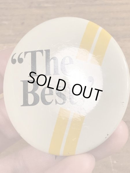 70’sのThe Bestのメッセージが書かれたヴィンテージの缶バッチ