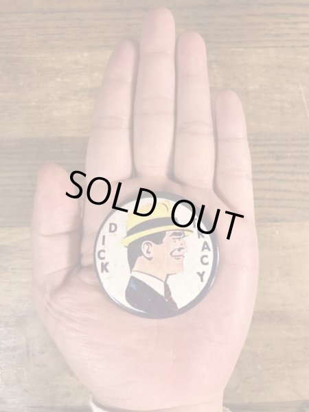 90年代頃のディックトレイシーのヴィンテージの缶バッチ