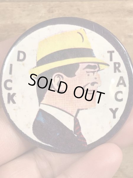 90年代頃のディックトレイシーのヴィンテージの缶バッチ
