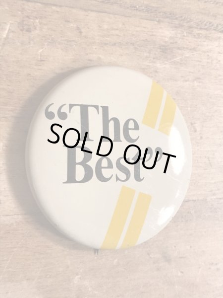 70年代頃のメッセージが書かれたビンテージの缶バッジ