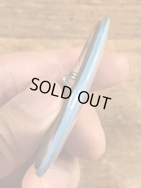 80’sのサンドラボイントンのイラストが描かれたヴィンテージの缶バッチ