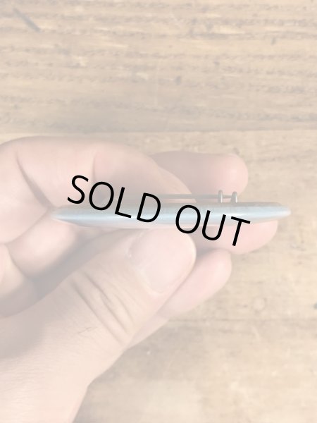 80’sのサンドラボイントンのイラストが描かれたヴィンテージの缶バッチ