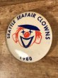 80’sのSeafair Clownsのヴィンテージの缶バッチ