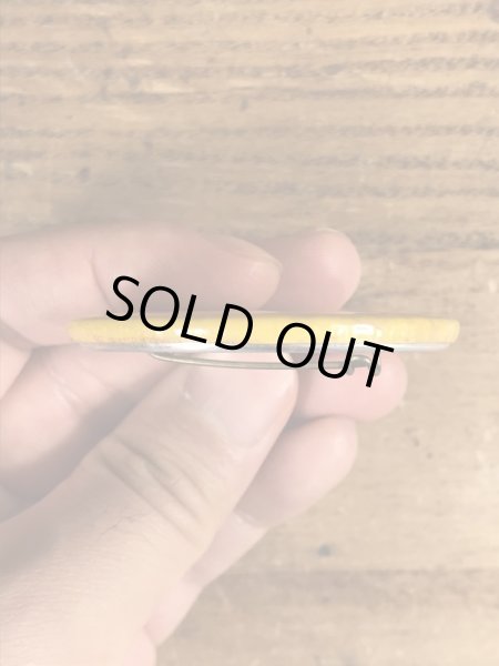 70’sのメッセージが書かれたヴィンテージの缶バッチ