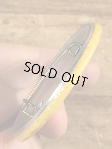 70’sのメッセージが書かれたヴィンテージの缶バッチ