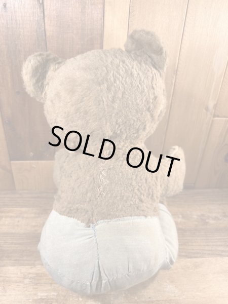 スモーキーベアの60年代のヴィンテージのプラッシュドール