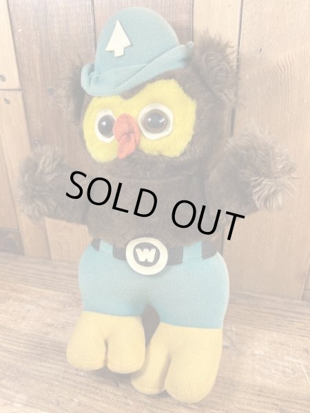 DAKIN社製のウッジーオウルのヴィンテージプラッシュドール