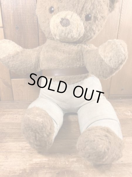 スモーキーベアの60年代のヴィンテージのプラッシュドール