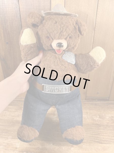 60年代のスモーキーベアのヴィンテージのプラッシュドール