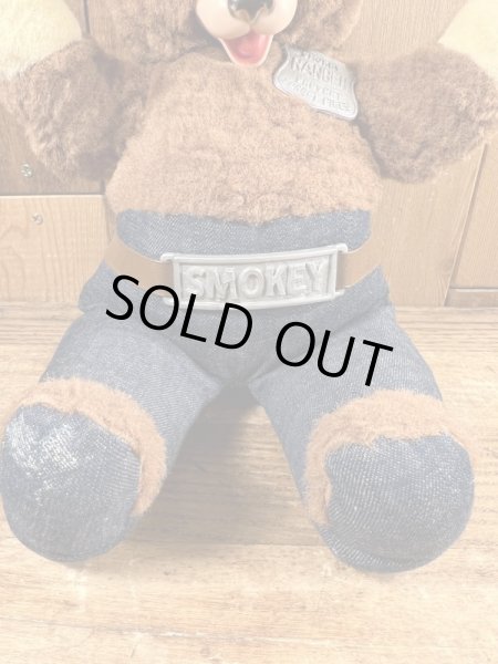 60年代のスモーキーベアのヴィンテージのプラッシュドール