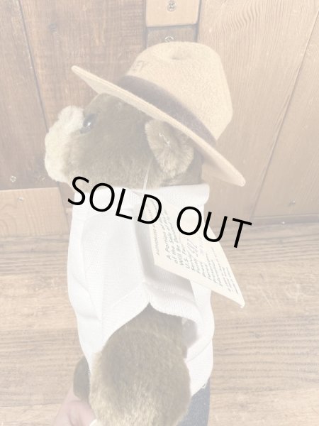 90’sのスモーキーベアのヴィンテージのプラッシュドール