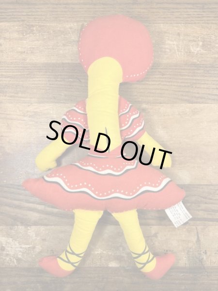 70年代のチキータバナナのヴィンテージのぬいぐるみ