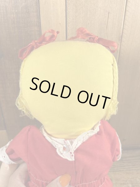 70年代のキャンベルキッズのビンテージのクロスドール