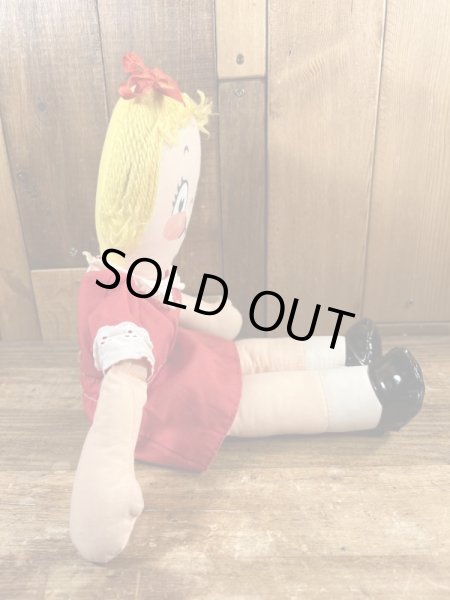 70年代のキャンベルキッズのビンテージのクロスドール