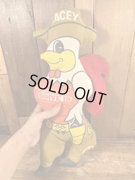 ヴィンテージの企業キャラクターのぬいぐるみ