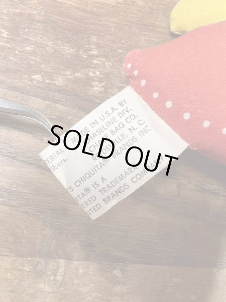 70年代のチキータバナナのヴィンテージのぬいぐるみ