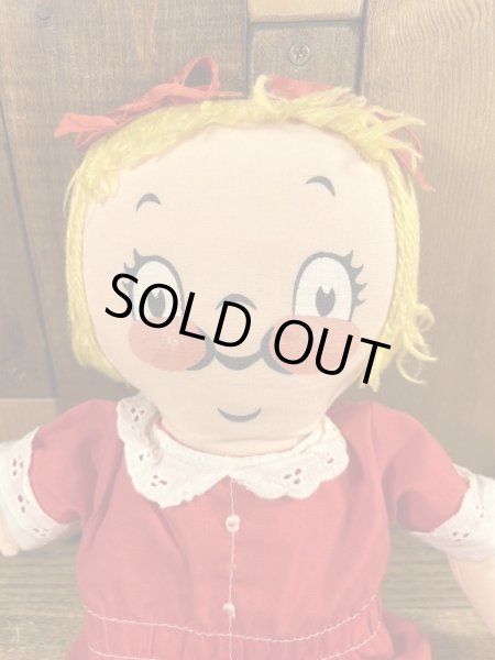 70年代のキャンベルキッズのビンテージのクロスドール