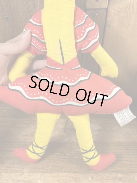 70年代のチキータバナナのヴィンテージのぬいぐるみ