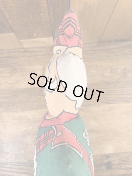 70年代のアドバタイジングキャラクターのビンテージのピロードール