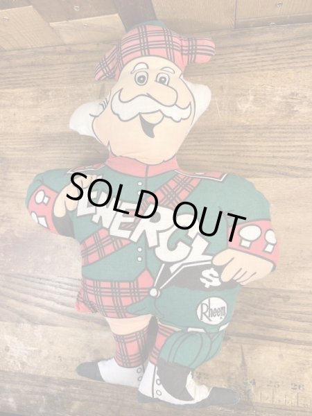 70年代のアドバタイジングキャラクターのビンテージのピロードール