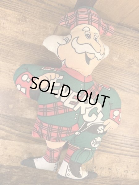 ビンテージの企業キャラクターのぬいぐるみ