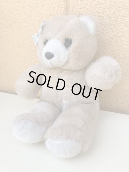 80年代のふわふわのくまのぬいぐるみ