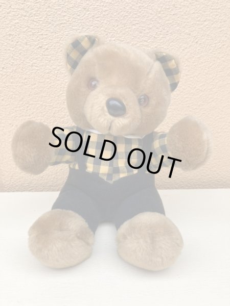 80〜90年代の茶色のクマのぬいぐるみ