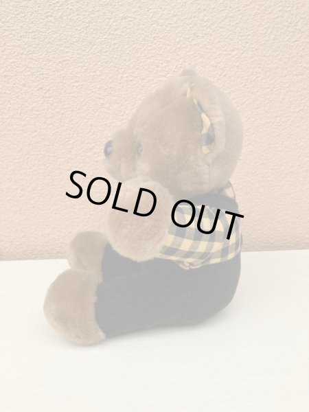 80〜90年代の茶色のクマのぬいぐるみ