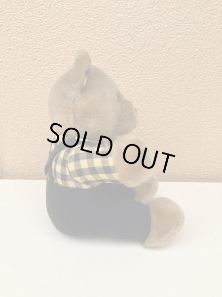 80〜90年代の茶色のクマのぬいぐるみ