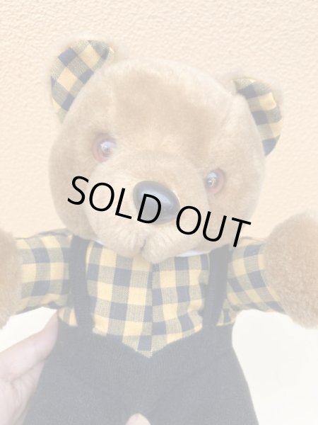 80〜90年代の茶色のクマのぬいぐるみ