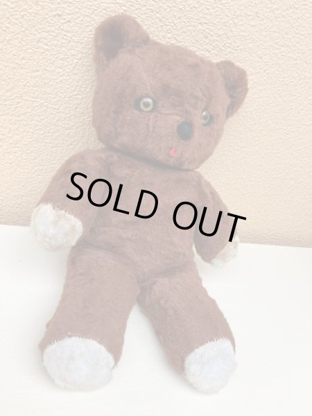 古いビンテージのテディベアのぬいぐるみ