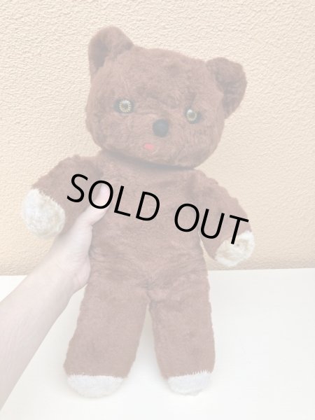 古いビンテージのテディベアのぬいぐるみ