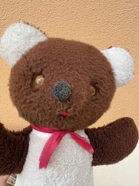 50〜60年代の茶色のくまのぬいぐるみ