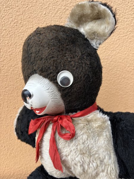 50〜60年代のラバーノーズキョロ目のくまのぬいぐるみ