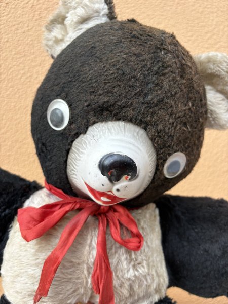 50〜60年代のラバーノーズキョロ目のくまのぬいぐるみ