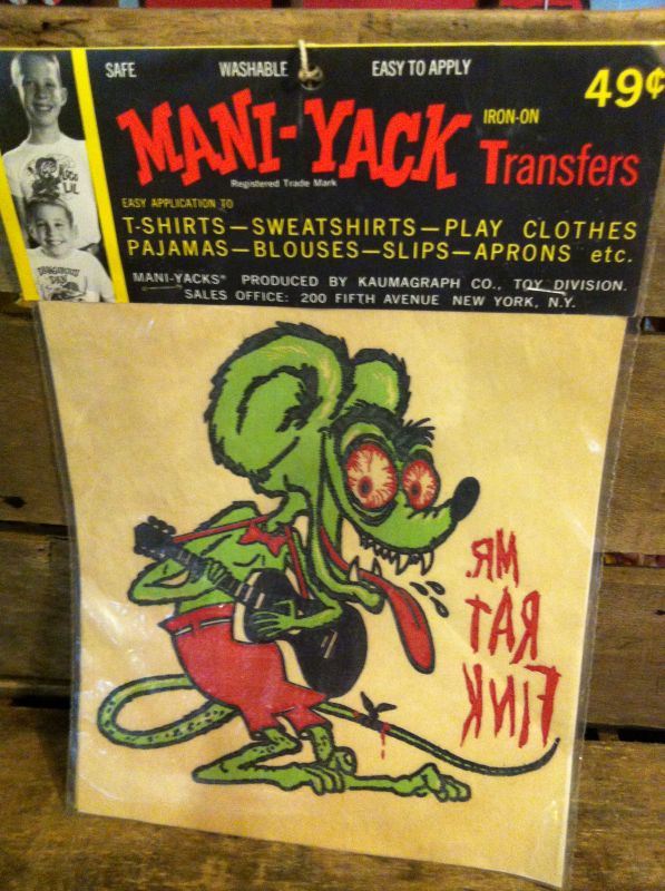 60's ビンテージ Mr Rat Fink MANI-YACK ラットフィンク 60's ビンテージ Mr Rat Fink MANI-YACK ラットフィンク