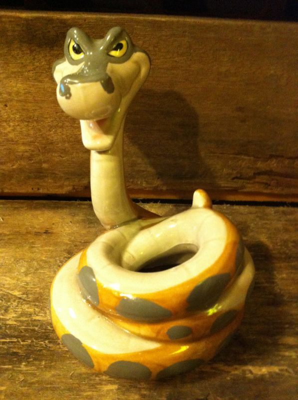 Jungle Book Snake Figure ビンテージ ディズニー ジャングルブック ニシキヘビ カー フィギュア 陶器 トイ Toy おもちゃ ヴィンテージ 60年代 Animation Character アニメーション系キャラクター Disney ディズニー 系 Stimpy Vintage Collectible Toys スティンピー