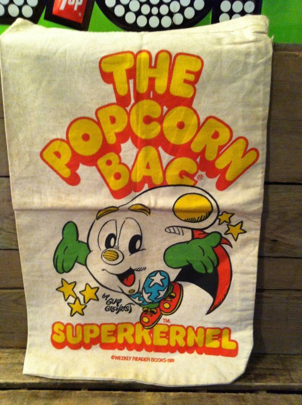 Superkernel Popcorn Bag ビンテージ ポップコーン バッグ 袋 アドバタイジング 企業物 アメリカ雑貨 ヴィンテージ 80年代 Advertising Character 企業系キャラクター Other その他 Stimpy Vintage Collectible Toys スティンピー ビンテージ コレクタブル トイズ