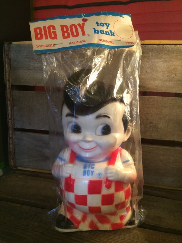 Big Boy Toy Bank ビンテージ ビッグボーイ フィギュア バンク 貯金箱 ソフビ ドール アドバタイジング 企業キャラクター 企業物 トイ Toy おもちゃ ヴィンテージ 60年代 Vintage Advertising Character 企業系キャラクター Fast Food Restaurant ファーストフード