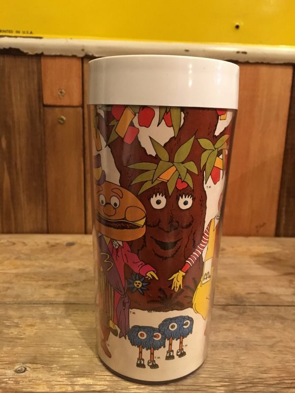 Mcdonald S Thermo Plastic Tumbler ビンテージ マクドナルド ロナルド ビッグマックポリス ノベルティー サーモス タンブラー コップ ヴィンテージ アメリカ雑貨 70年代 Vintage Advertising Character 企業系キャラクター Mcdonald S マクドナルド 系 Stimpy Vintage