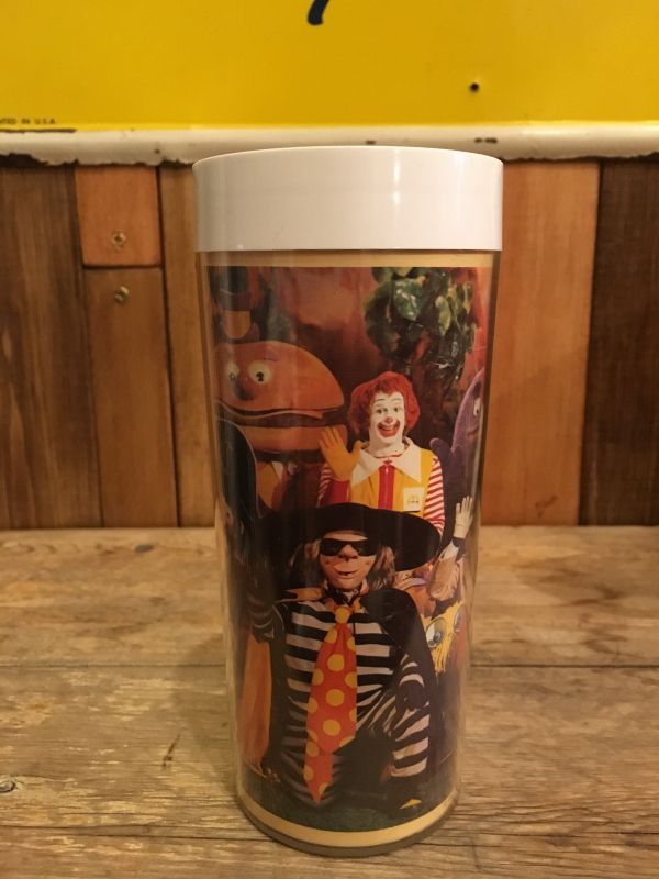 Mcdonald S Thermo Plastic Tumbler ビンテージ マクドナルド ロナルド ビッグマックポリス ノベルティー サーモス タンブラー コップ ヴィンテージ アメリカ雑貨 70年代 Vintage Advertising Character 企業系キャラクター Mcdonald S マクドナルド 系 Stimpy Vintage