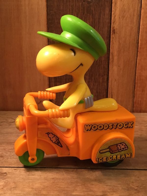 Snoopy Woodstock Vintage Ice Cream Scooter ビンテージ ウッドストック スヌーピー アイスクリーム スクーター 70年代 ヴィンテージ Stimpy Vintage Collectible Toys スティンピー ビンテージ コレクタブル トイズ