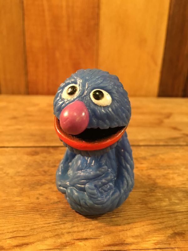 Sesame Street Grover Finger Puppets Figure ビンテージ セサミストリート ソフビ製 指人形 フィギュア グローバー ジムヘンソン 80年代 ヴィンテージ Stimpy Vintage Collectible Toys スティンピー ビンテージ コレクタブル トイズ