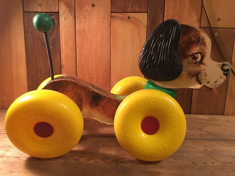 60's Fisher Price Wobbes Dog ビンテージ フィッシャープライス