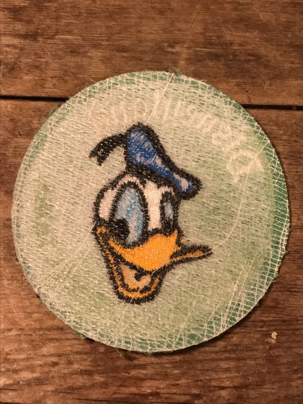 Disney Vintage Patch ビンテージ ディズニー 刺繍 ワッペン ドナルドダック 70年代 ヴィンテージ Stimpy Vintage Collectible Toys スティンピー ビンテージ コレクタブル トイズ