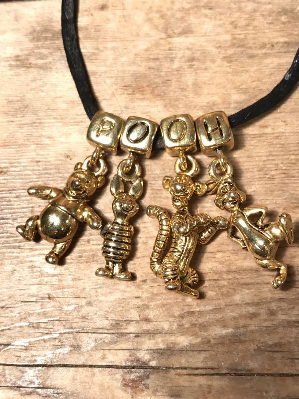Diseny Vintage Accessories ビンテージ アクセサリー ディズニー プーさん ラビット ティガー ピグレット チョーカー チャーム ヴィンテージ Stimpy Vintage Collectible Toys スティンピー ビンテージ コレクタブル トイズ