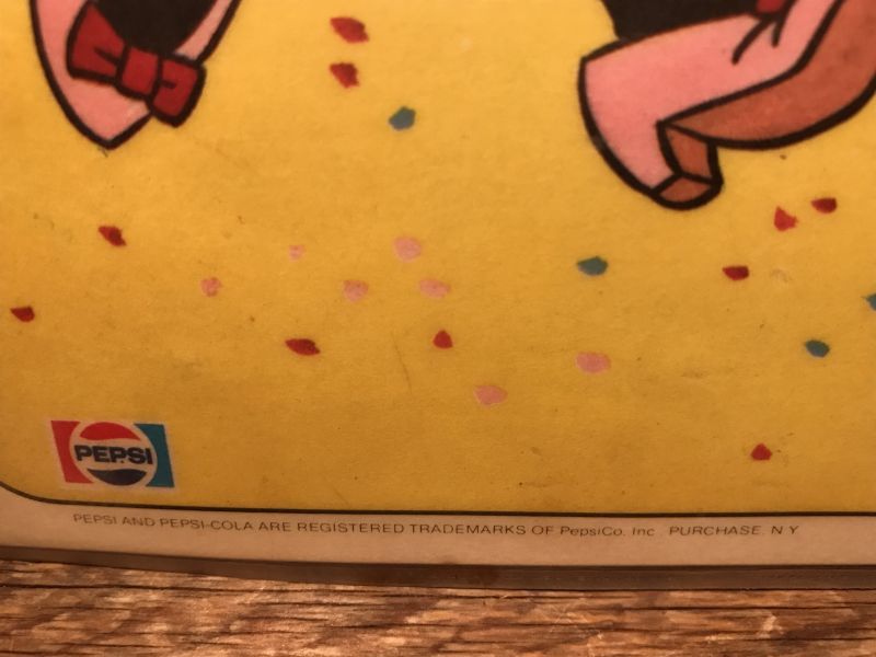 Disney Vintage Place Mat ビンテージ ディズニー ペプシ ミッキーマウス ハッピーバースデー ランチョンマット 70年代 ヴィンテージ Stimpy Vintage Collectible Toys スティンピー ビンテージ コレクタブル トイズ