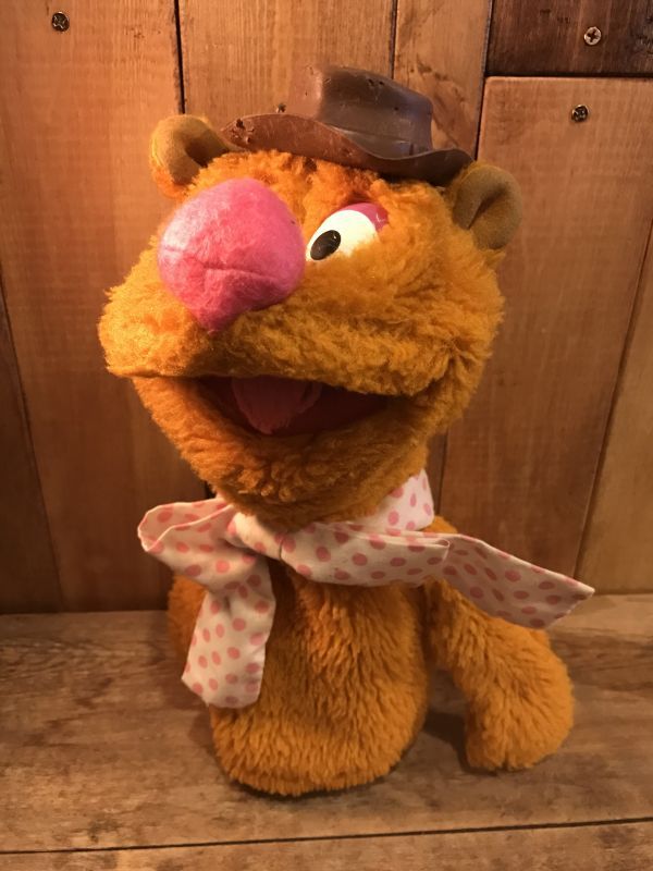 Sesame Street Fisher Price Fozzie Puppet Doll ビンテージ フィッシャープライス ジムヘンソン マペッツ フォジー ハンドパペット 70年代 Stimpy Vintage Collectible Toys スティンピー ビンテージ コレクタブル トイズ